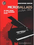 Christopher Norton: Microballads (noty na klavír) (+audio)