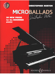 Christopher Norton: Microballads (noty na klavír) (+audio)