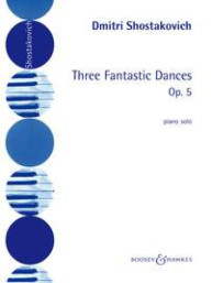 Dmitrij Šostakovič: 3 Fantastic Dances Op.5 (noty na klavír)