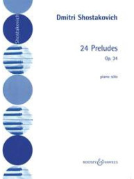 Dmitrij Šostakovič: 24 Preludes, Op. 34 (noty na klavír)