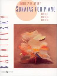 Dmitrij Kabalevskij: Sonatas op. 6, 45, 46 (noty na klavír)