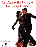 Astor Piazzolla: 12 Piazzolla Tangos for Easy Piano (noty na snadný klavír)