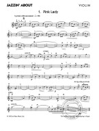 Pam Wedgwood: Jazzin' About - Fun Pieces (noty na housle, klavír)