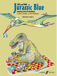 Pam Wedgwood: Jurassic Blue (noty na violu, klavír)