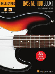 Hal Leonard Bass Method Book 1 - Deluxe Beginner Edition (noty na baskytaru) (+audio+video)