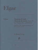 Edward Elgar: Chanson de Nuit - Chanson de Matin Opus 15 (noty na violoncello, klavír)