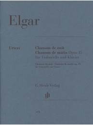 Edward Elgar: Chanson de Nuit - Chanson de Matin Opus 15 (noty na violoncello, klavír)