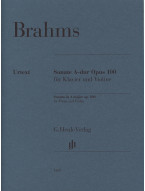 Johannes Brahms: Sonata in A major op. 100 - Urtext (noty na housle, klavír)