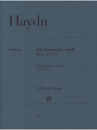 Joseph Haydn: Piano Sonata E minor Hob. XVI:34 (noty na klavír)