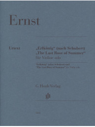 Heinrich Wilhelm Ernst: Erlkönig / The Last Rose of Summer (noty na housle)