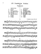 Alwin Schroeder: 170 Foundation Studies for Violoncello 1 (noty na violoncello)