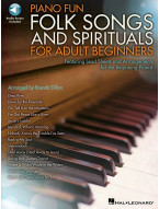Piano Fun: Folk Songs And Spirituals for Adult Beginners (noty na klavír) (+audio)