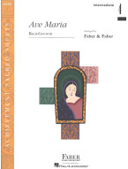 Ch. Gounod, J.S. Bach: Ave Maria Intermediate-Level 4 Piano Solo (noty na klavír)