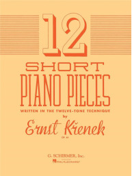 Ernst Křenek: 12 Short Piano Pieces (noty na klavír)