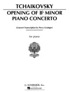Čajkovskij: Piano Concerto In B Flat Minor (noty na klavír)