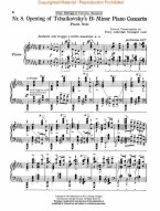Čajkovskij: Piano Concerto In B Flat Minor (noty na klavír)