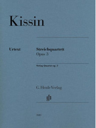 Jevgenij Kissin: String Quartet Op. 3 (noty pro smyčcový kvartet)