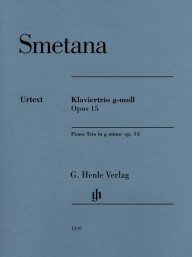 Bedřich Smetana: Piano Trio In G Minor Op. 15 (noty na housle, violoncello, klavír)
