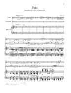 Bedřich Smetana: Piano Trio In G Minor Op. 15 (noty na housle, violoncello, klavír)
