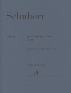 Franz Schubert: Quartet movement in C minor D 703 (noty pro smyčcový kvartet)