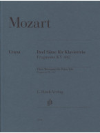 W.A. Mozart: 3 Movements For Piano Trio (noty na housle, violoncello, klavír)