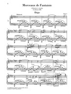 Sergej Rachmaninov: Morceaux de Fantaisie Opus 3 (noty na klavír)