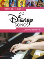 Really Easy Piano: 40 Disney Songs (noty na snadný klavír)