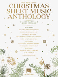 Christmas Sheet Music Anthology (noty na klavír, zpěv, akordy)