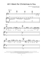 Christmas Sheet Music Anthology (noty na klavír, zpěv, akordy)