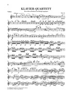 Johannes Brahms: Piano Quartet In G Minor Op. 25 (noty na housle, violu, violoncello, klavír)