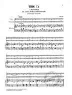 Ludwig van Beethoven: Piano Trios III (noty na housle, violoncello, klavír)
