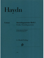 Joseph Haydn: String Quartets Book I (noty pro smyčcový kvartet)