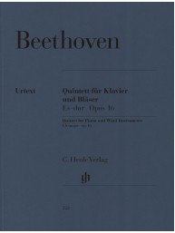 Ludwig van Beethoven:Quintet E flat major op. 16 (noty na housle, violu, violoncello, klavír)