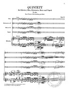 Ludwig van Beethoven:Quintet E flat major op. 16 (noty na housle, violu, violoncello, klavír)