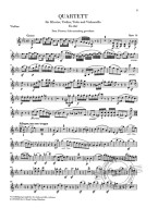 Ludwig van Beethoven: Piano Quartets (noty na housle, violu, violoncello, klavír)