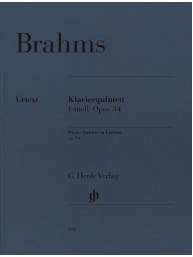 Johannes Brahms: Piano Quintet in F Minor Op. 34 (noty pro smyčcový kvartet, klavír)