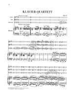 Johannes Brahms: Piano Quartet In A major Op.26 (noty na housle, violu, violoncello, klavír)