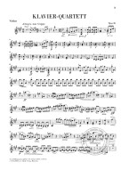 Johannes Brahms: Piano Quartet In A major Op.26 (noty na housle, violu, violoncello, klavír)