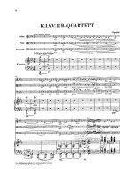 Johannes Brahms: Piano Quartet In C minor Op.60 (noty na housle, violu, violoncello, klavír)