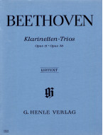 Ludwig van Beethoven: Clarinet Trios B flat major op. 11 & E flat major (noty na klarinet, violoncello, klavír)