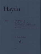 Joseph Haydn: Divertimenti for Piano (noty na housle, violoncello, klavír)