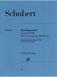 Franz Schubert: The Death And The Maiden In D Minor D 810 (noty pro smyčcový kvartet)