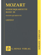 W.A. Mozart: String Quartets Volume III - Study score (noty pro smyčcový kvartet)