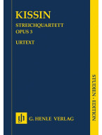 Jevgenij Kissin: String Quartet Op. 3 - Study score (noty pro smyčcový kvartet)