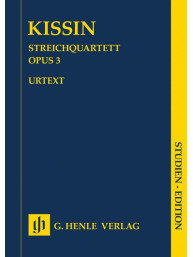 Jevgenij Kissin: String Quartet Op. 3 - Study score (noty pro smyčcový kvartet)