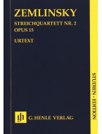 Alexander Zemlinsky: String Quartet no. 2 op. 15 - Study score (noty pro smyčcový kvartet)