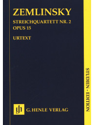 Alexander Zemlinsky: String Quartet no. 2 op. 15 - Study score (noty pro smyčcový kvartet)