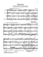 Alexander Zemlinsky: String Quartet no. 2 op. 15 - Study score (noty pro smyčcový kvartet)