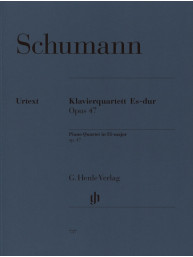 Robert Schumann: Piano Quartet In E Flat Op. 47 (noty na housle, violu, violoncello, klavír)