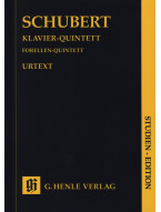 Franz Schubert: 'Trout' Quintet In A Op. Post. 114 D667 - Study score (noty na housle, violu, violoncello, kontrabas, klavír)